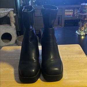 Mix No. 6 Sleek Black Ankle Booties